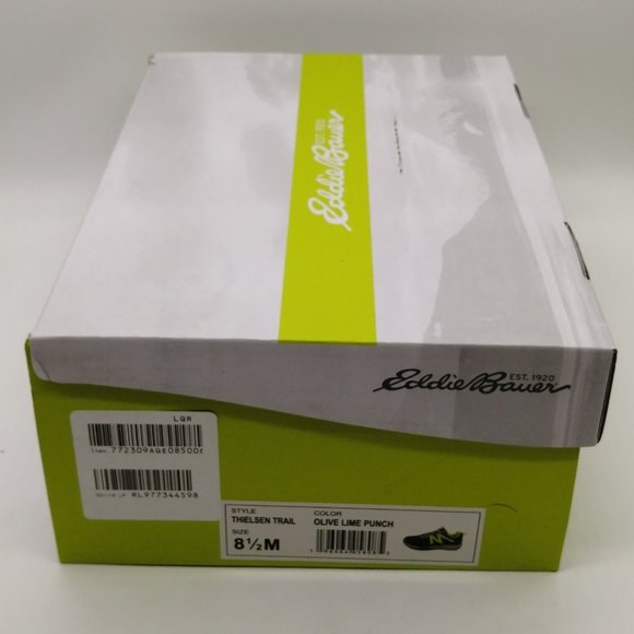 Eddie Bauer Womens Sneaker Thielsen Trail Green Lace Up Round Toe 8.5 NEW - Picture 10 of 10